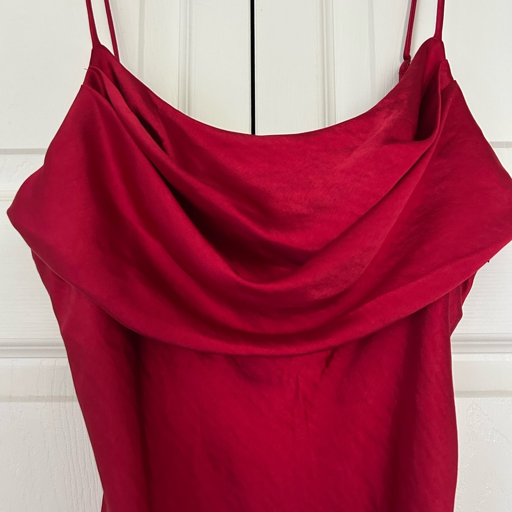 Elegant Red Maxi Dress